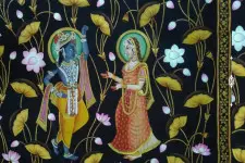 Pichwai Painting ~ Kamal Tal . Radha Krishna ~ { 3 X 5 Feet}
